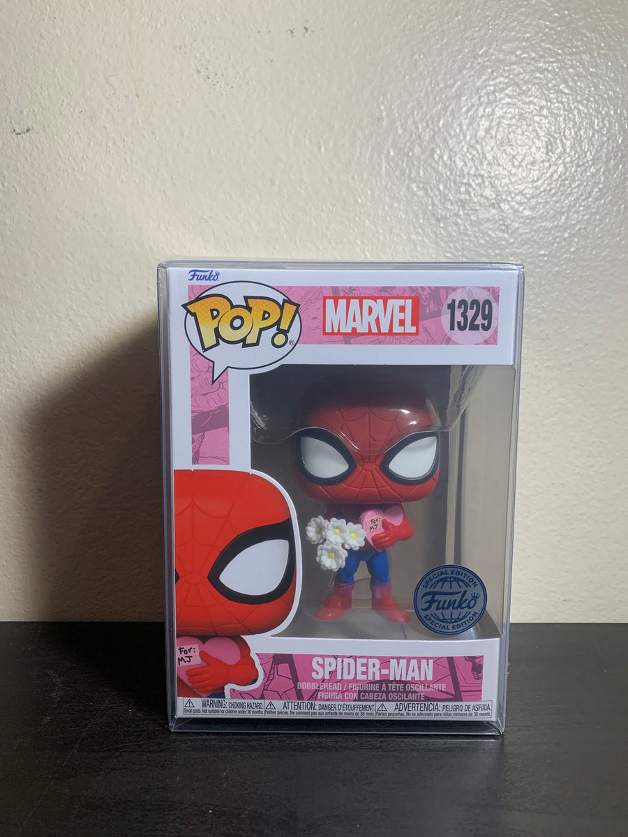 Funko Pop! Marvel [1329] - Spider-Man (Valentine) (Funko Shop Exclusiv –  AddictoPop