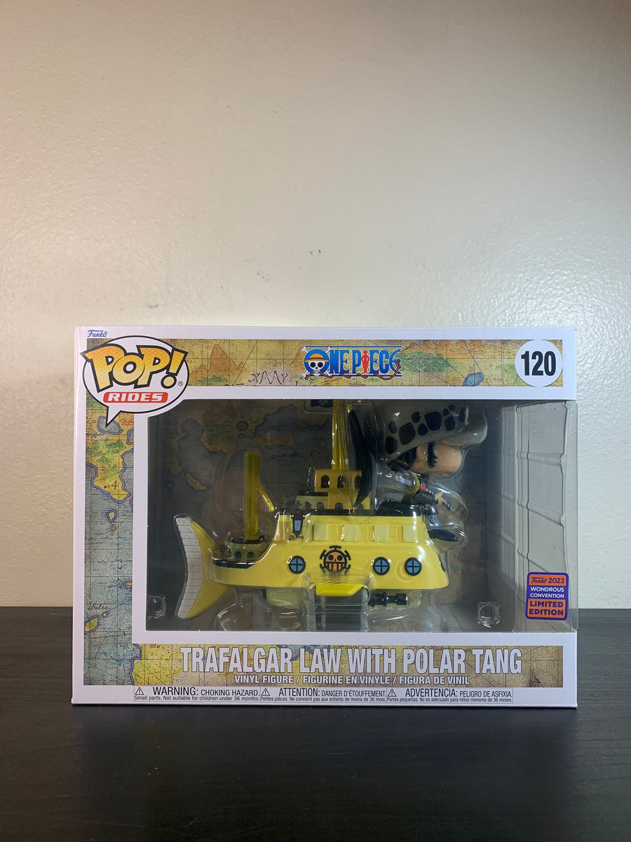 Funko Pop! Rides One Piece Trafalgar Law with Polar Tang 2023 Wondrous  Convention Exclusive Figure #120 - US