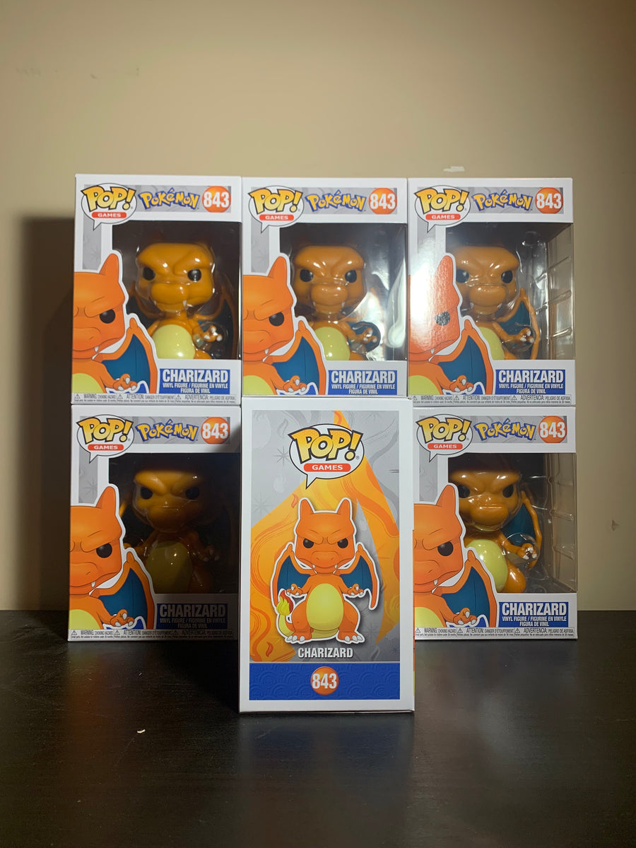 Charizard Funko Pop 843. Shipping available at Black Rose Boutique. #c