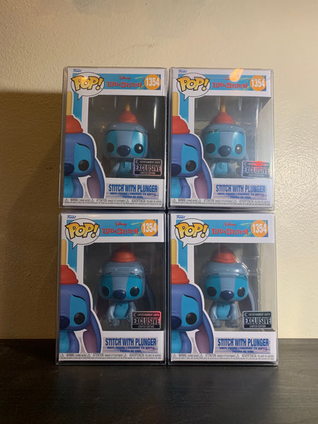 Funko Pop! Stitch With Plunger #1354 Entertainment Earth Exclusive