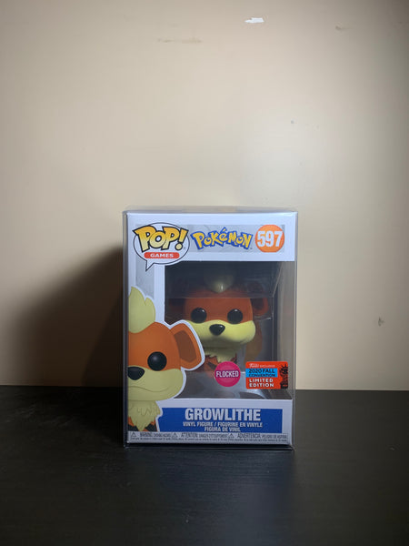 Funko Pop! Growlithe Flocked 2020 Fall Convention Limited Edition #597